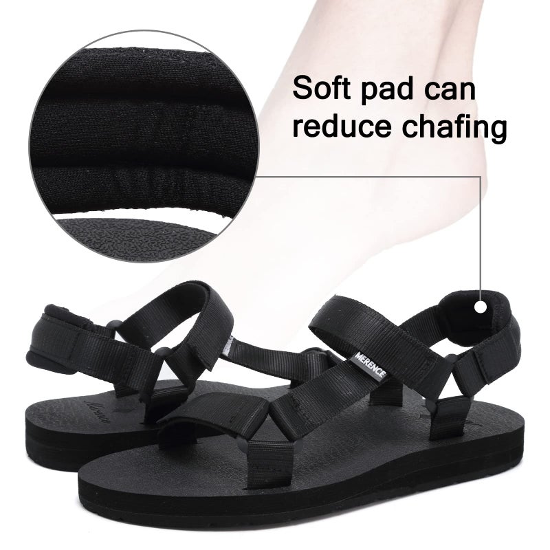 CIOR Women's Sport Sandals Hiking Sandals with Arch Support Yoga Mat Insole Outdoor Light Weight Water Shoes-U119SLX023-balck-40 - Image 5